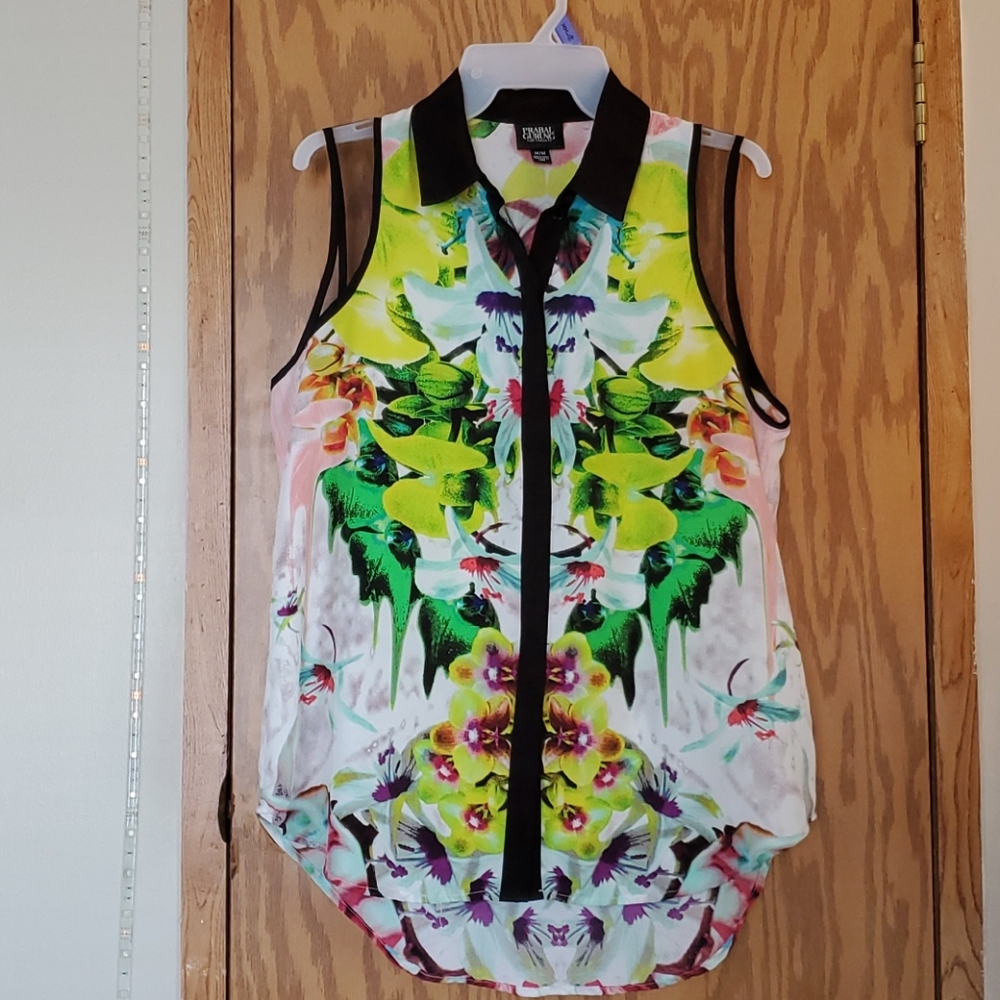 Abstract Floral Top